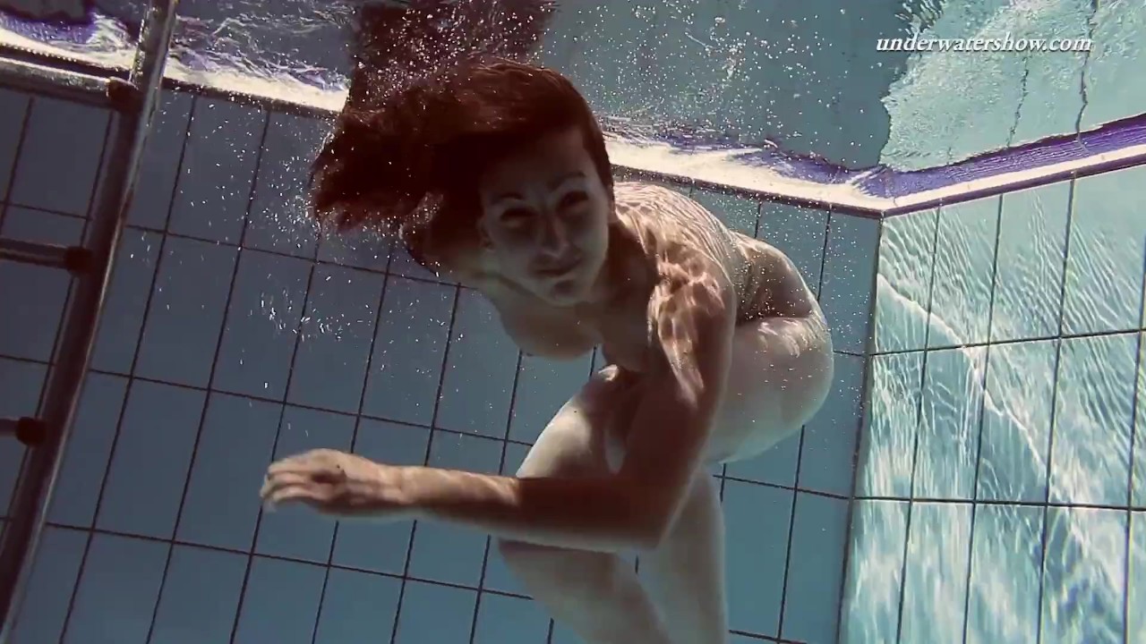 Russian hot babe naked mermaid like swimming