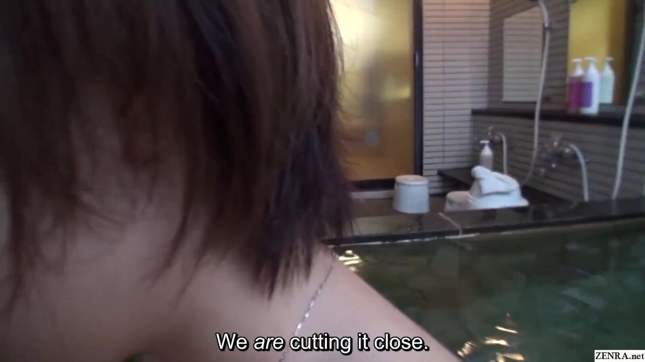 Real life Japanese lesbian friends come out to each other on a weekend onsen getaway and while bathing together naked