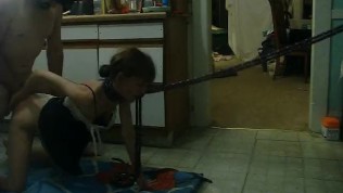Predicament bondage heels