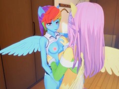 Busty Cosplay Porn Fluttershy - Rainbow Dash Cosplay Videos and Porn Movies :: PornMD