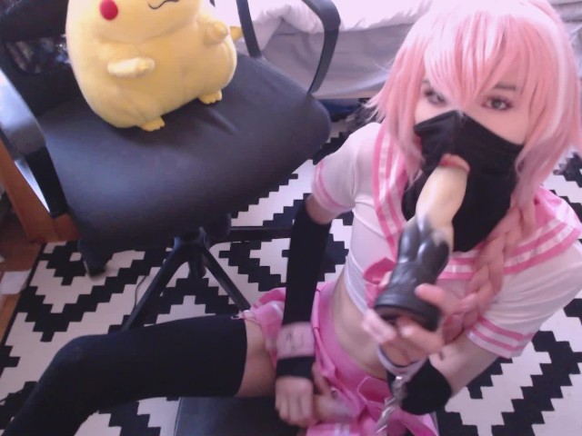 Lewd Cosplay Slut Plays With Toys 