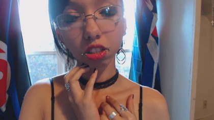 Kinky blowjob and needle piercing of b. bondage babe in dungeon discipline