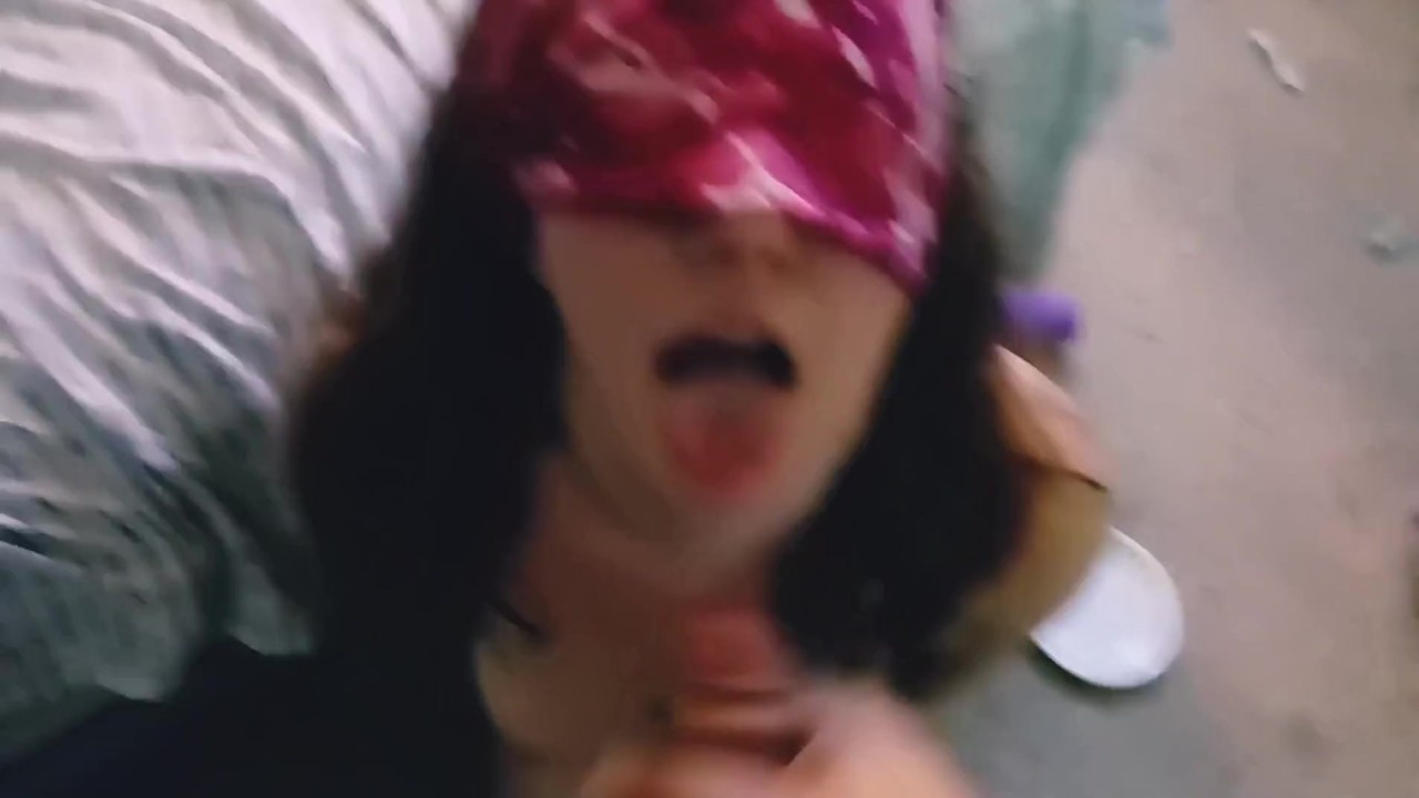 Sexy bandana over face creampie and cumshot!