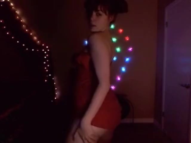Awesomekate - Red Head in Red Dress Cum Control 