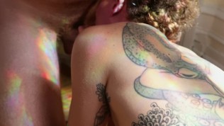 Cheeky FTM begs to get facefucked and fingered with Palimpsest tease