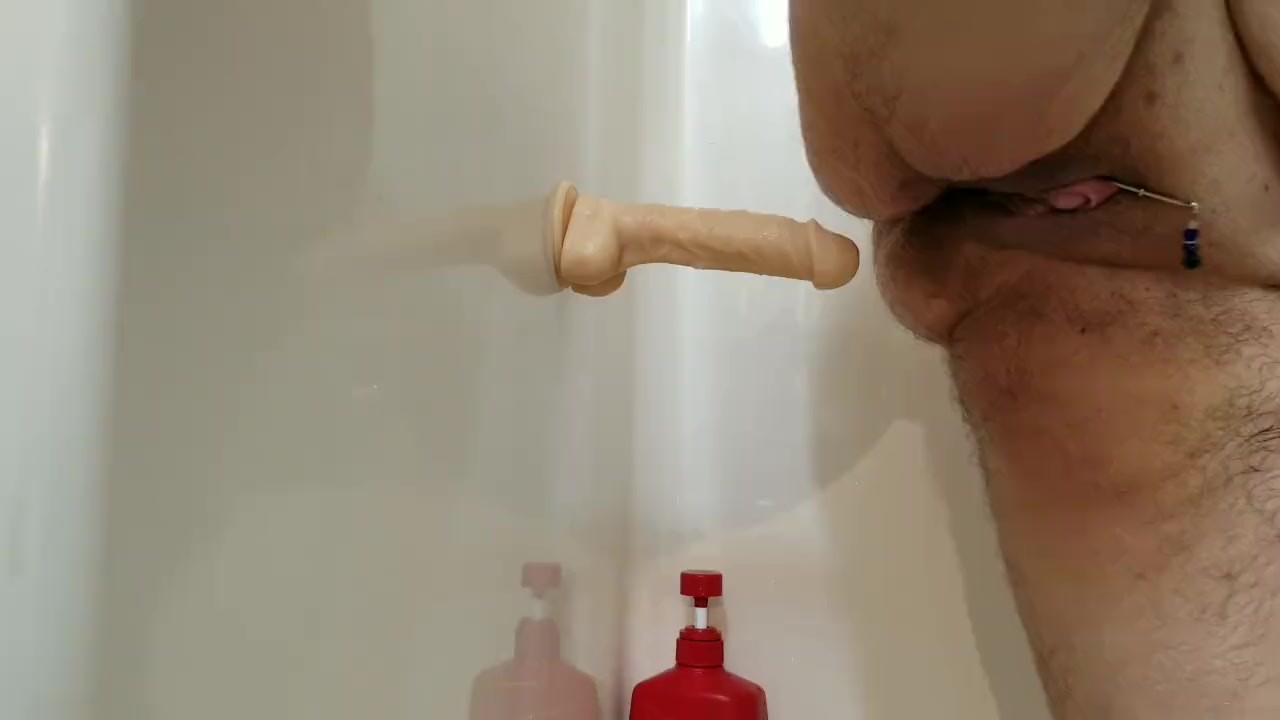 Trans boy cock torture &amp; DP fun in the shower