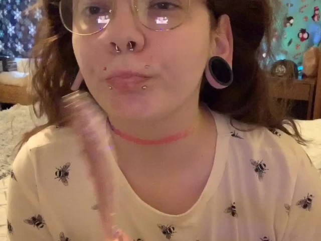 Goth Teen Fucks Her Juicy Pussy With a Toy! 