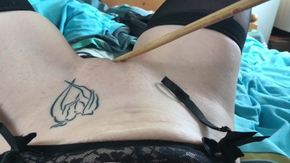 420px x 237px - Submissive Painslut Self Torture: Extreme Cunt Whipping ...