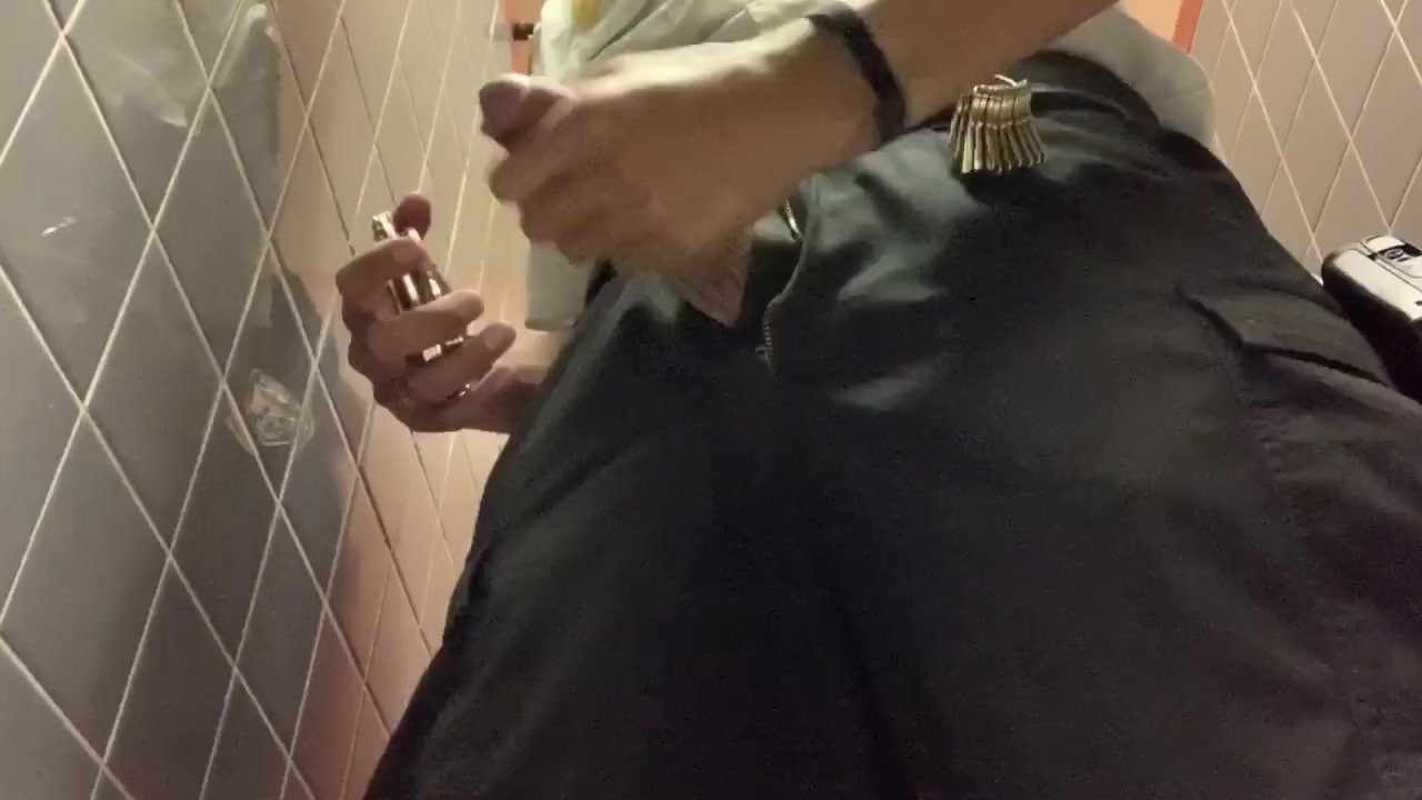 Jacking off in the school restroom