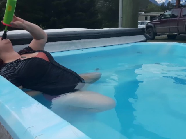 Inflating in the Hot Tub 