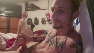 Dirty Tattoo Porn - Hot tattoo guy talks dirty and jerks his cock - Free Porn Videos -  YouPornGay
