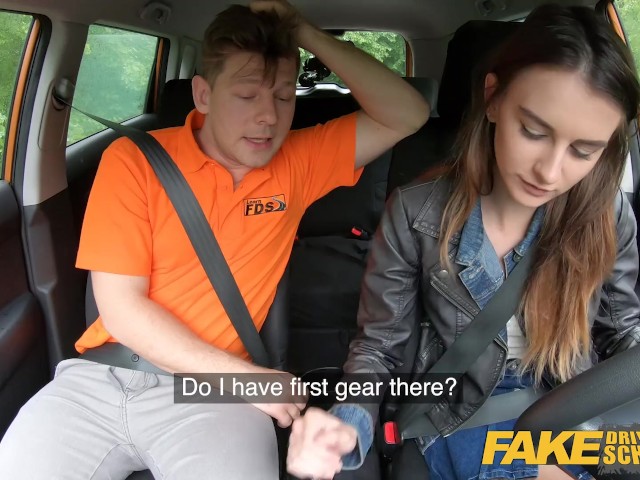 Fake Driving Schooll Hot Cute Hot Teen Brunette Tight Pussy Fucked 