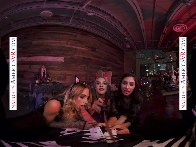 Naughty America Gabbie Carter, Gianna Dior, %26 Khloe Kapri Fuck On Halloween
