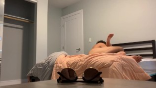 Cute college teen fucks her new neighbor after he help her move in her dorm