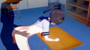 [Yandere Simulator] Senpai finally noticed Yandere-chan aka Ayano Aishi