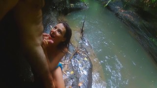 Orgasmic WET FUCK in the Rain # Rain,Jungle,River amplifies sexual ...