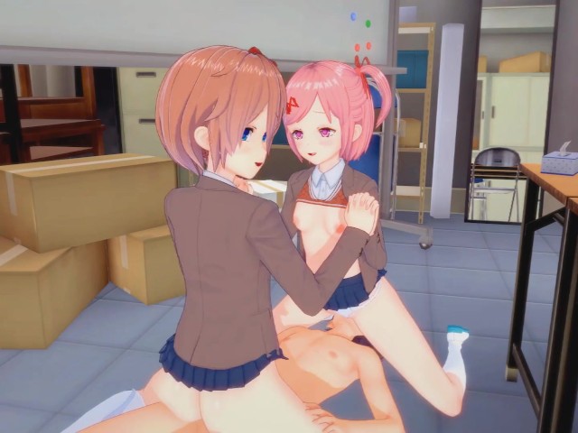 640px x 480px - Doki Doki Literature Club! Hentai 3d (threesome) - Sayori and Natsuki -  Video Porno Gratis - YouPorn