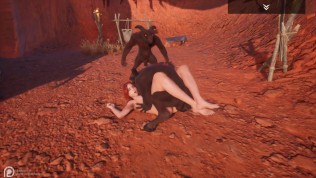 Wild Life Sonia with goat demons (furry animated)