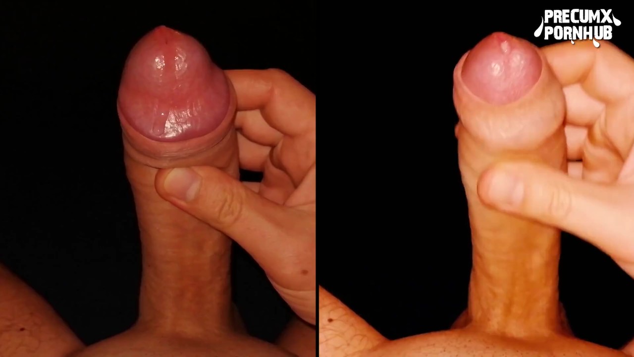 Two before bed cumshots side-by-side