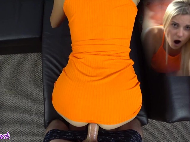 Pure Pov Fucking in Tight Orange Dress - Letty Black Moves Her Booty 