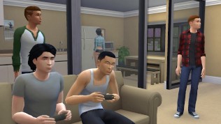 DDSims – MILF has Sex with Stepson and his Friends – Sims 4