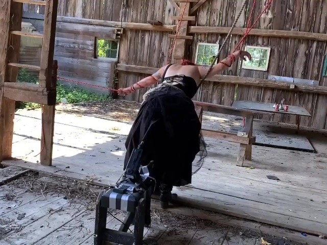 Fucked In Barn - Tied Up and Fucked by Machine in Barn - Free Porn Videos - YouPorn
