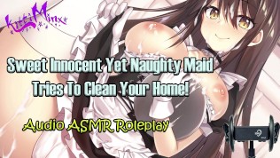Asmr Ecchi - Sweet yet Naughty Maid Tries to Clean, but You Have Other Ideas! Audio Roleplay 