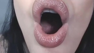 Pretty Lips Porn - Close up POV Cum on my pretty lips - Free Porn Videos - YouPorn