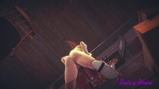 Final Fantasy XIV Hentai - Fran Is Fucked in a Bar - Бесплатное ...