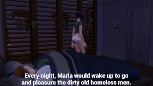 DDSims – Cuckold Watches Wife Get Impregnated by Homeless – Sims 4