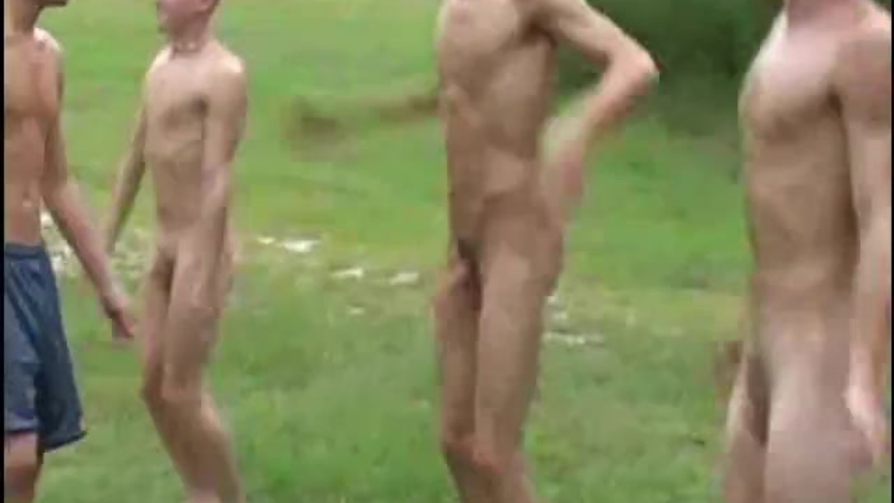 Cute twinks playing outdoor