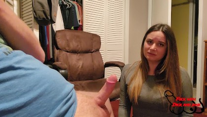 Funny Jerk Off Cum - Hot Step Sister Encourages You to Jerk Off and Cum Before Your Big Date! -  Free Porn Videos - YouPorn