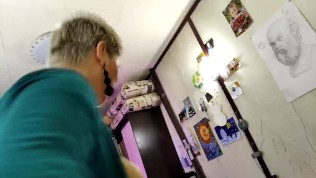 Mature Russian whore will get fingered within the ass, twisted nipples and shoved a dick in her mouth!