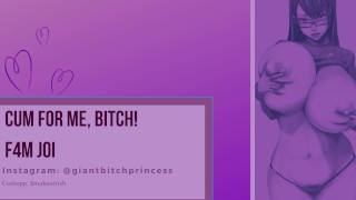 Hot Sadist Domme ORDERS You To Cum For Her! F4M JOI for Masochist ...