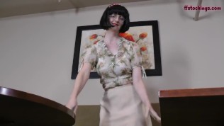 Julia the Naughty Teacher Can’t Keep her Clothes On!! WHAT?!