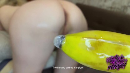 Ass Fuck With Banana - Banana In Pussy Porn Videos | YouPorn.com