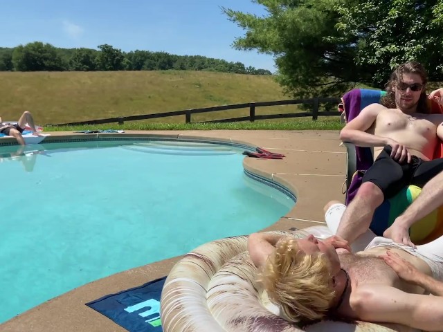 Hand Job Pool - Poolside Play: Rocky Sparks and James Holt Kissing, Frot, Footjob, Spandex,  Oral, Handjob, Cumshots - Free Porn Videos - YouPorngay