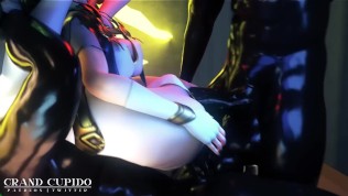Blacked Animation. Two Black Monster Dicks Destroy Mercys Pussy and Ass [Grand Cupido]( Overwatch )