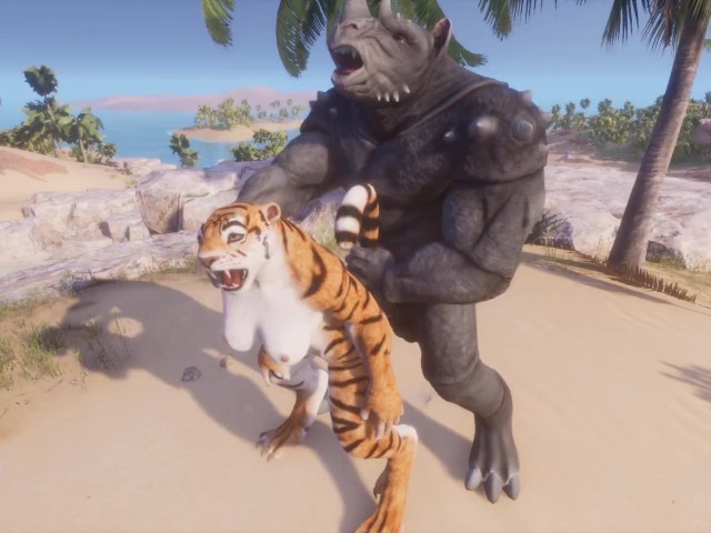 3d Gay Furry Tiger Porn - Wild Life / Furry Mating Rihno and Tiger - Free Porn Videos - YouPorn
