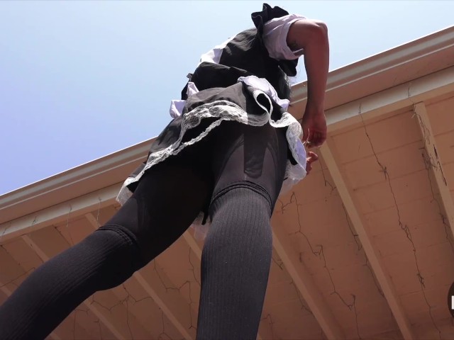 640px x 480px - Upskirt Fetish! French Maid Fixes Lights -- in Broad Daylight! - Free Porn  Videos - YouPorn