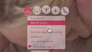 interactive porn game ! choose how Alice Will suck your dick ...