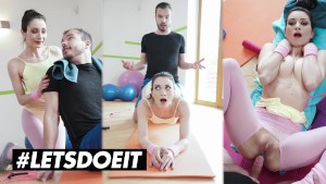 RELAXXXED - Sexy Girl Valentina Bianco Seduces And Fucks Her Gym Buddy - LETSDOEIT
