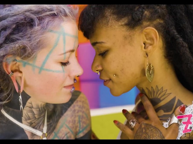 Goth Lesbian Strap On - Interracial Lesbian Sex - Femdom Exotic Teen With Strap on - Heavily  Tattooed Dominatrix - Goth Alt Punk - Free Porn Videos - YouPorn
