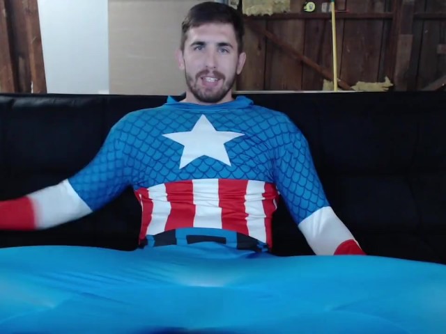 Gay Porn Captain Hart - Captain America Strips and Cums - Free Porn Videos - YouPorngay
