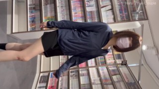 素人】ネカフェで色白美乳女子大生と野球拳してノーブラ徘徊と種付 ...