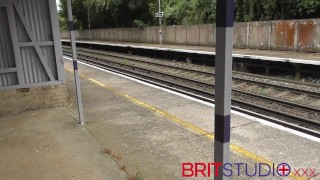 Gorgeous British 18 Year Old Gives A Public Handjob To A Stranger At The  Railway Station And Takes A Massive Load Of Cum - Videos Porno Gratis -  YouPorn