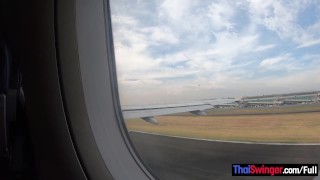 Plane Fuck - Asian teen GF grabs BFs crotch on a plane and fucked him once they arrived  at the hotel - Free Porn Videos - YouPorn