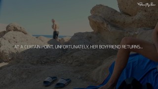 Cum Beach Slut - HANDJOB SLUT BEACH: dickflash para una perra cachonda y no... porno en la  playa | pornoplaya.com