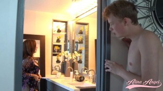 Horny Milf Alina Angel fucking a young dick الينا انجل تتنايج مع ...